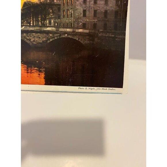 Vintage Country Dublin Ireland John Hinde Pictorial Letter Guide Postcard Unused - Picture 5 of 9